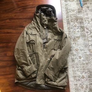 H&M army green heavy jacket